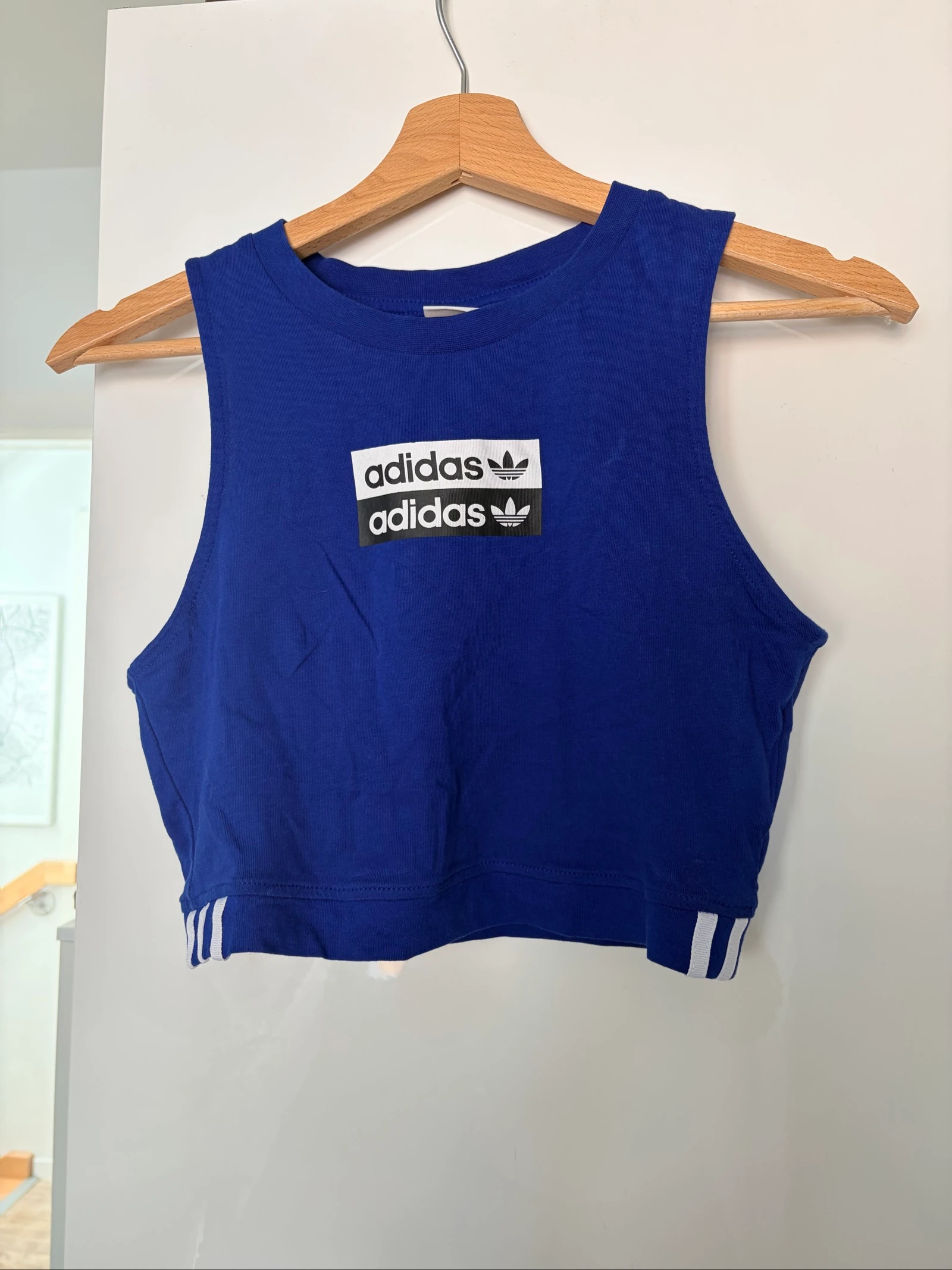 Adidas sport crop top – blauw – nooit gedragen – maat XS – photo 3